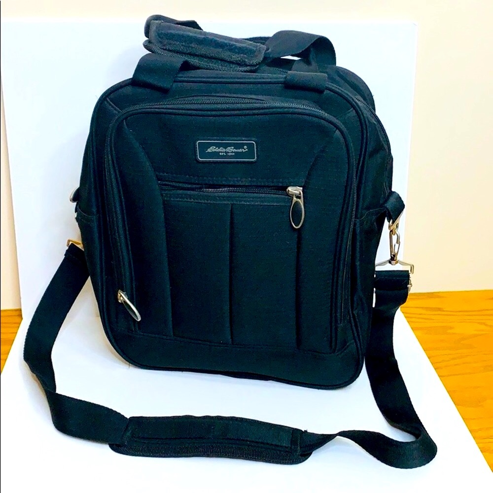 Eddie Bauer | Black Multi Compartment Travel Bag | Luggage | Carry On | Unisex